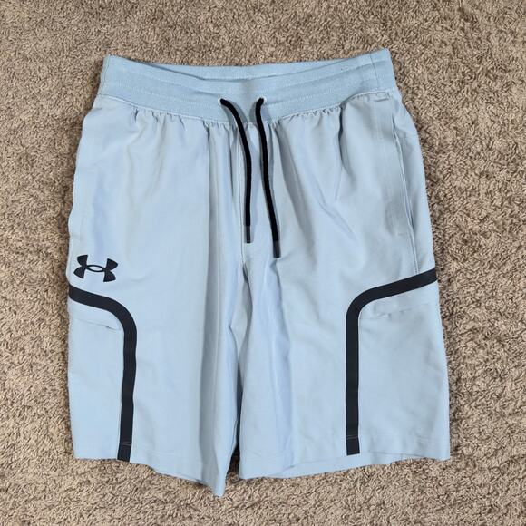 Under Armour Other - Under Armour Shorts Mens Medium Blue Sportstyle Elite Cargo 1373868